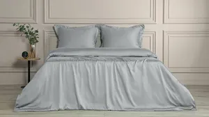 Комплект постельного белья «Аскона». Solid Tencel, цвет Серебристый иней, 140Х205