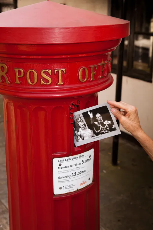 Почтовый ящик для отправки писем, письмо для королевской семьи