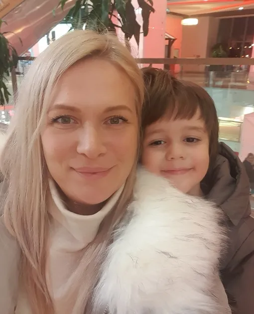 Виктория Макарская с сыном