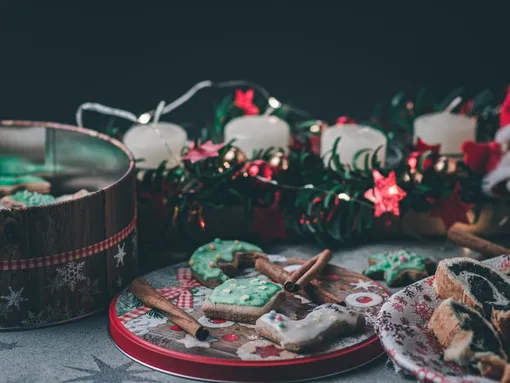 Печенья и сладости на Рождество