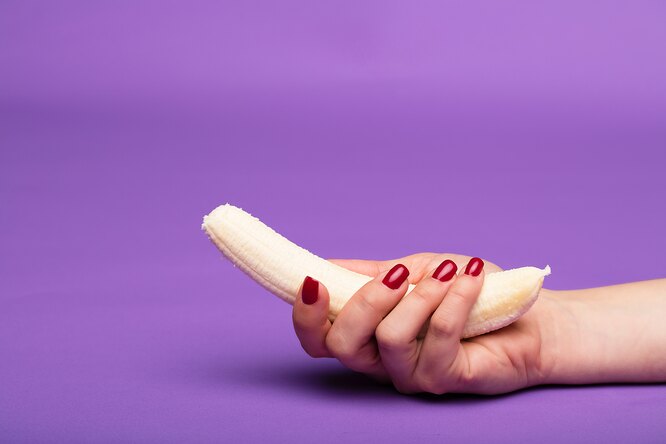 Банан, рука, пенис