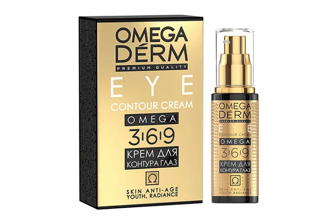 Крем для контура глаз Eye Contour Cream Omega 3 6 9 Skin Anti-age Youth Radiance, Omega Derm