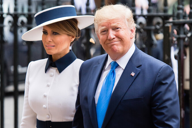 В стиле Леди Ди: образы Меланьи Трамп во время визита в Англию В стиле Леди Ди: образы Меланьи Трамп во время визита в Англию