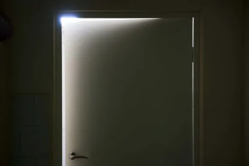 Паллиативный корпус, дверь в палату Фото: Федор Телков для ТД
