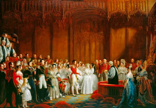 «Брак королевы Виктории, 10 февраля 1840» Джордж Хейтер