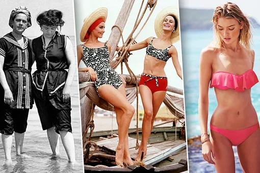 Эволюция пляжной моды: как изменились летние наряды за 100 лет
