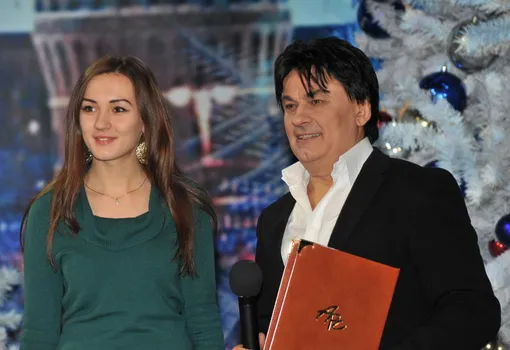 Александр Серов и его дочь Мишель