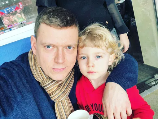 Сергей Лавыгин с сыном Фёдором