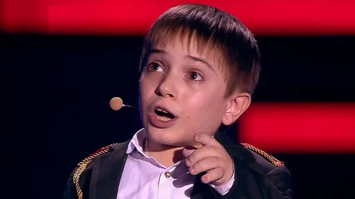 фото: кадры из шоу «Голос. Дети» на Первом канале