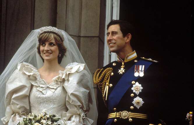 Свадьба принца Чарльза и Дианы Спенсер 29 июля 1981 года