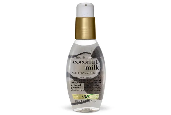 Сыворотка с кокосовой водой и маслом против ломкости волос Coconut Milk, OGX