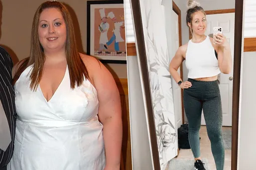«Ушивание желудка мне не помогло»: женщина похудела на 65 кг благодаря домашним тренировкам и простой диете