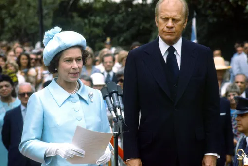 Королева Елизавета II 7 июля 1976 года.