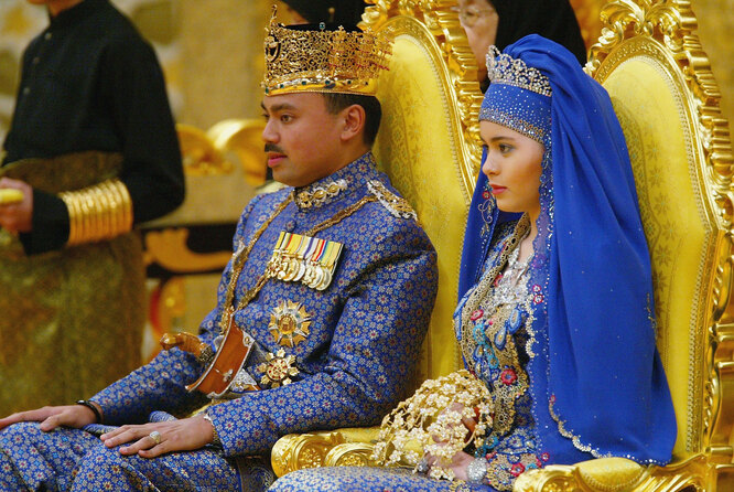 принц и принцесса Брунея