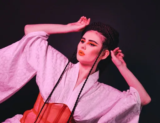 Анна Цуканова-Котт, кадры фотосессии в японском стиле