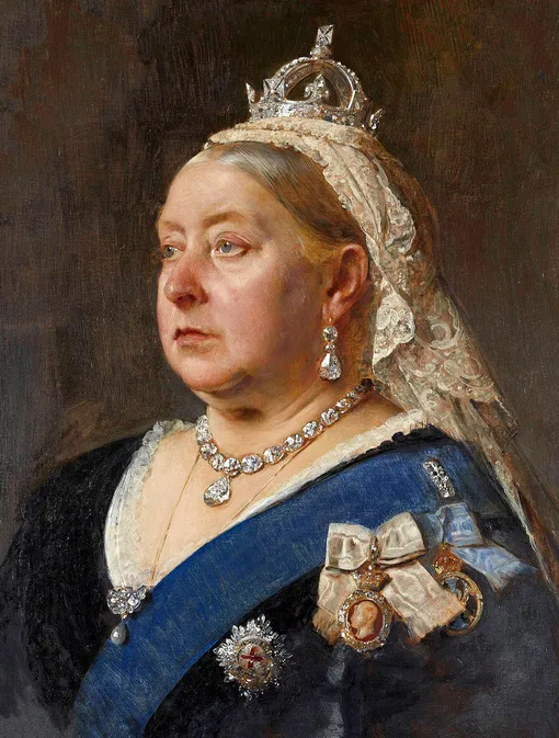 Портрет королевы Виктории – Генрих фон Ангели (1890)