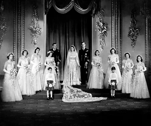 Свадьба принцессы Елизаветы и Филиппа Маунтбеттена 20 ноября 1947 года