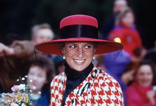 Принцесса Диана в Сандригеме в 1990 году