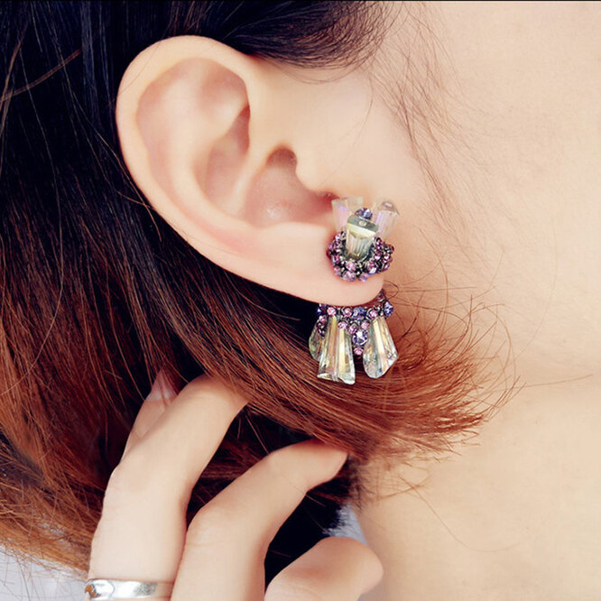Серьги с цветной глазурью, ImpStore, 243 руб