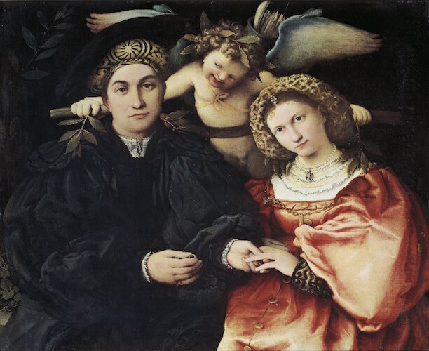 Лоренцо Лотто. Портрет Марсилио Кассотти и его жены Фаустины