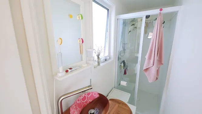 Ванная комната в доме на колёсах