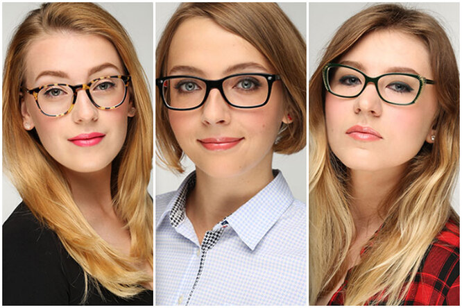 Три варианта эффектного макияжа под очки