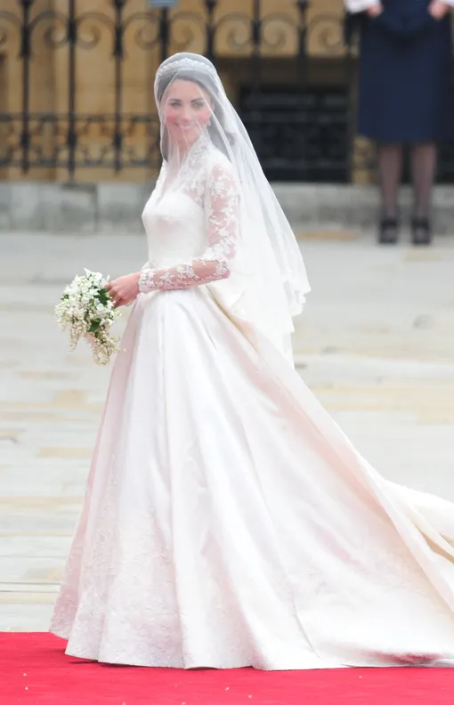 Свадебное платье сидело на фигуре Кейт Миддлтон великолепно