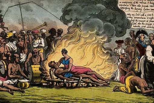 Откуда взялся сати – обычай сожжения вдов – и как индийцы против него боролись