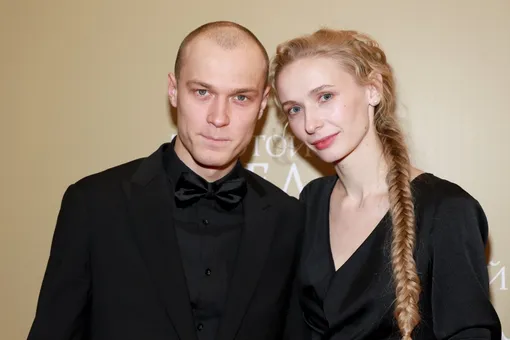 Юрий Борисов с женой