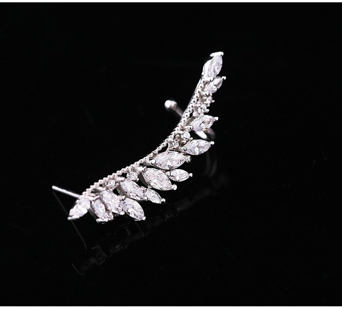 Серьги-гвоздики с кристаллами, Aliexpress, 301 руб