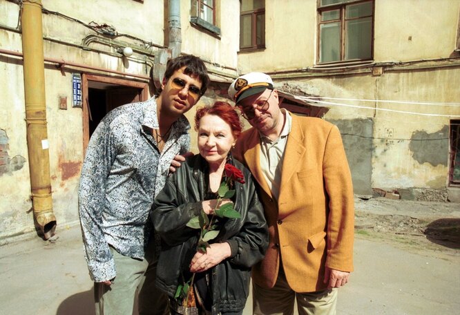 Нина, Андрей и Иван Ургант