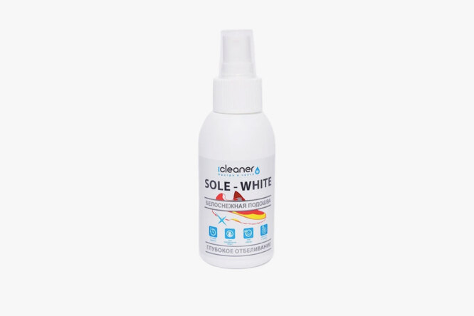 Спрей-очиститель для ухода за обувью "Sole-White", iCleaner, 340 руб.