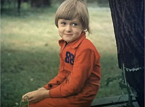 Анна Михалкова в детстве