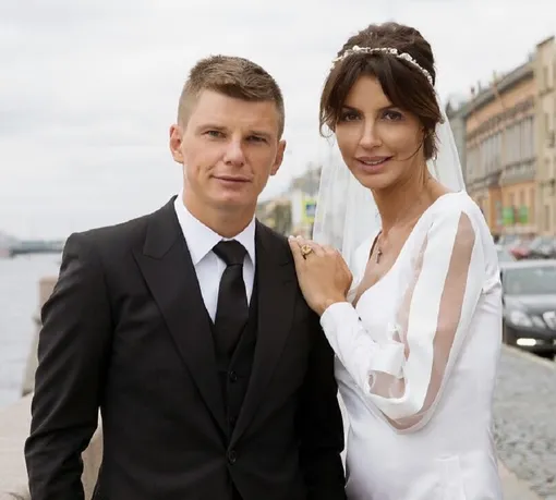 Андрей и Алиса Аршавины в день свадьбы