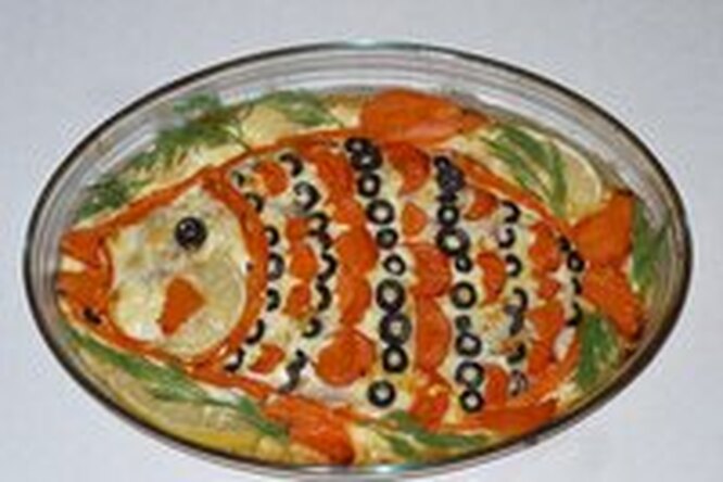 Рыба «в праздничном наряде»