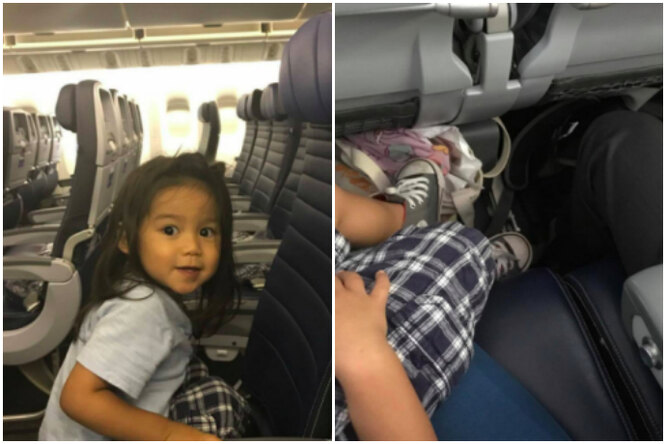 Мама против авиакомпании: пассажирка подала в суд, после того, как ее заставили лететь с сыном на коленях