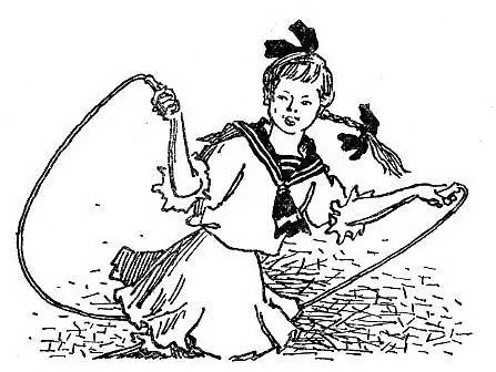 Иллюстрация из книги о рыжей девочке