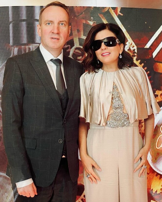 Диана Гурцкая с мужем Петром Кучеренко