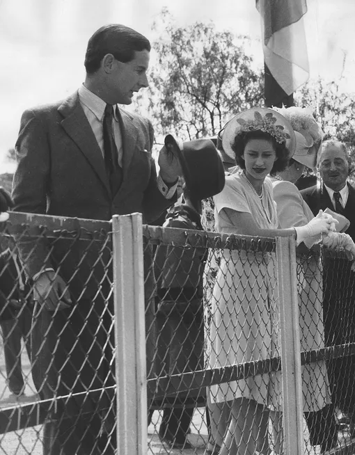 Питер Таунсенд и принцесса Маргарет, турне по Южной Африке, 1947 г.