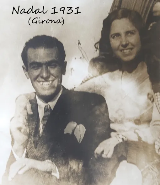 Мария Бранас Морера с мужем в год свадьбы фото